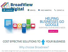 Tablet Screenshot of broadviewdigital.com